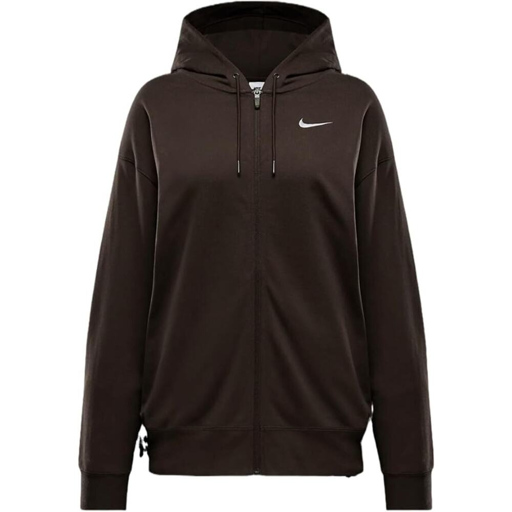 Nike Women's Sportswear Jersey Oversized Hooded Full Zip Jacket DM6415-237 Med